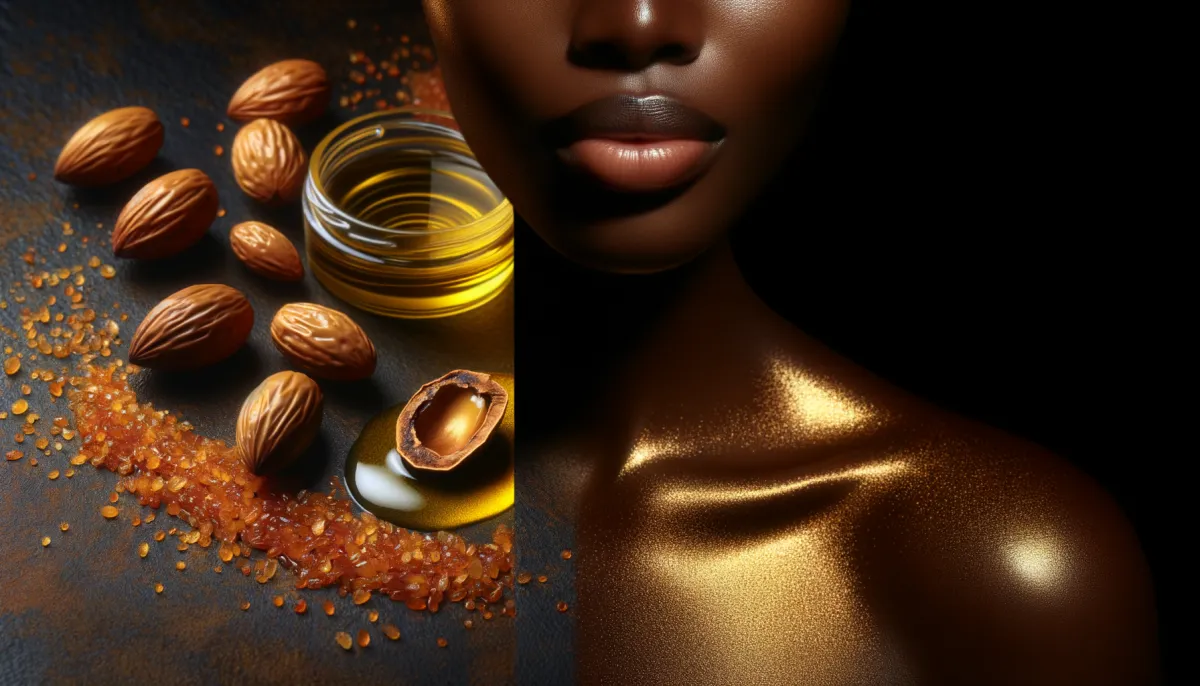 Huile d'argan pour peau noire