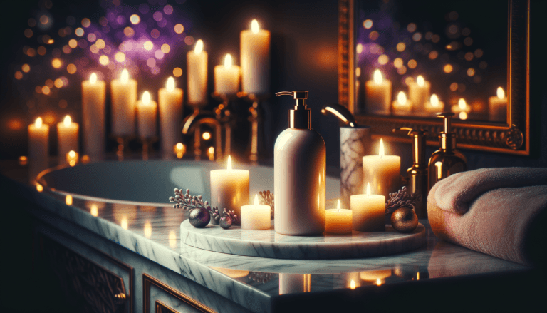 Routine soin du soir – lait corporel aux bougies pour une peau éclatante