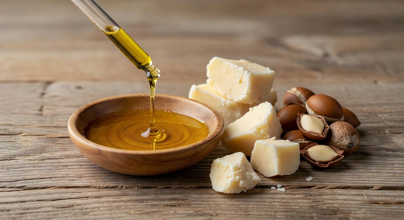 Huile d'argan et beurre de karité, ingrédients naturels